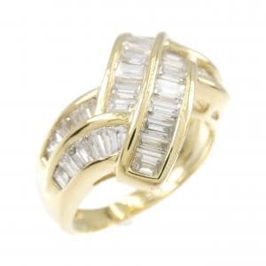 K18YG ダイヤモンド リング 2.20CT
