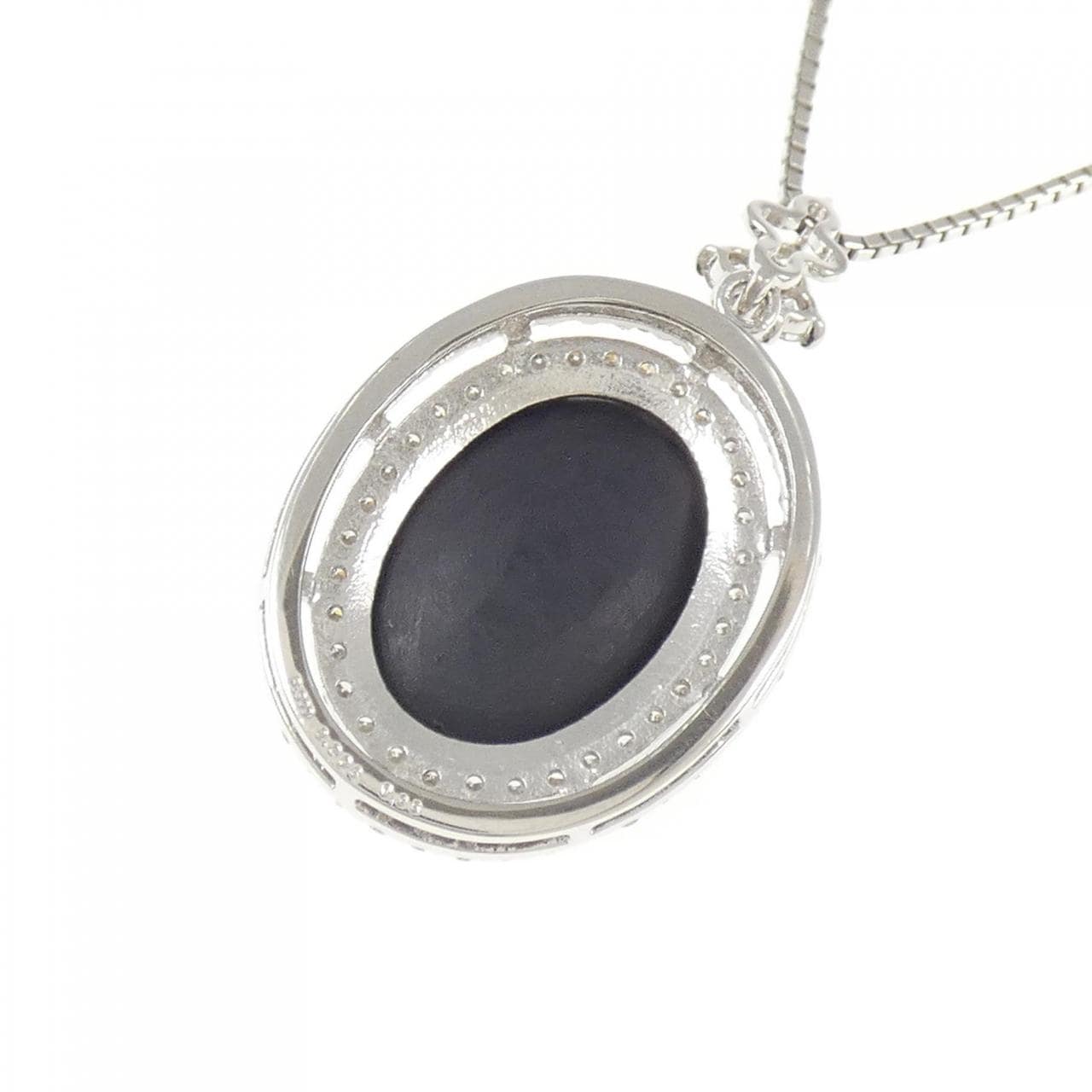 【リメイク】PT900/PT850 ブラックオパール ネックレス 8.206CT