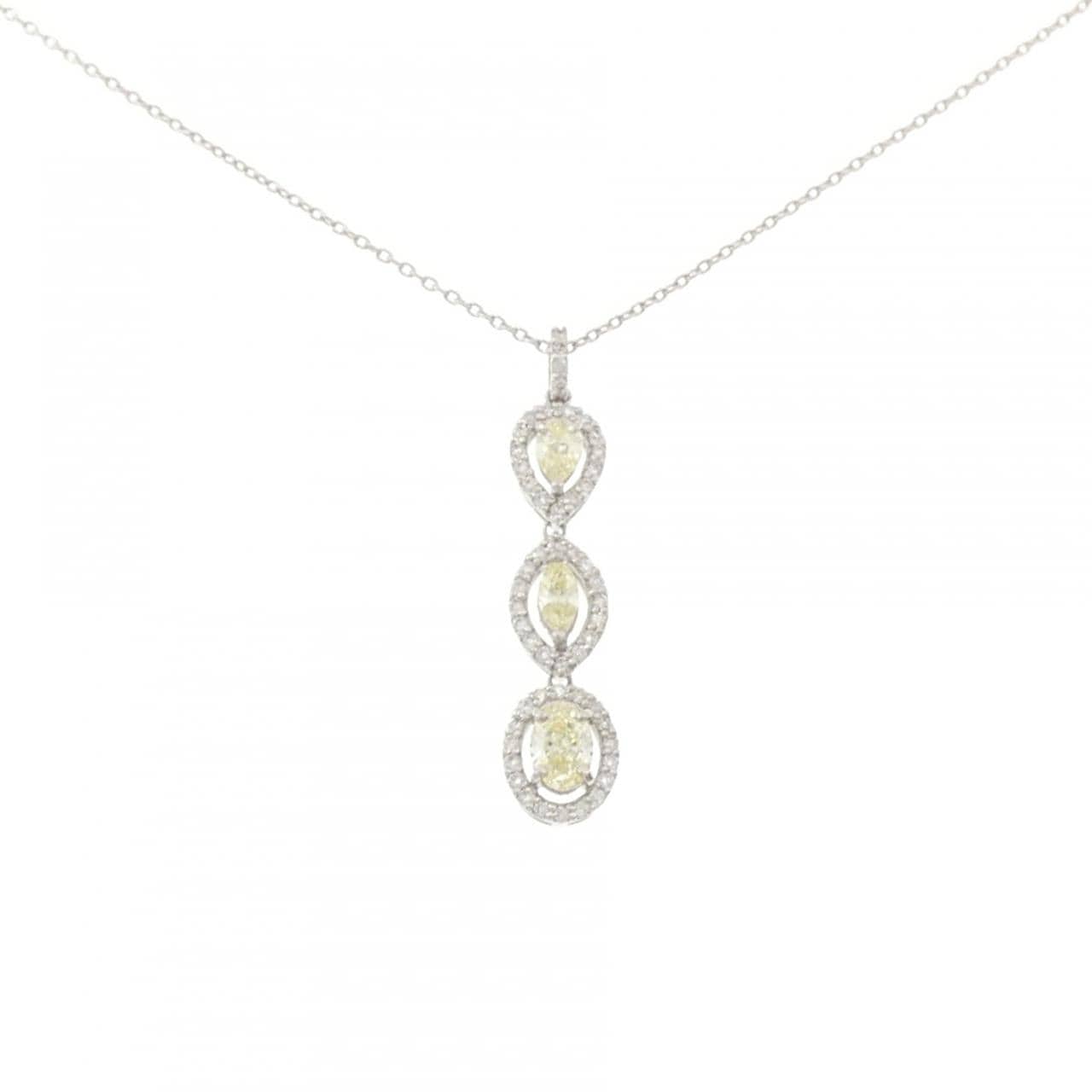 PT900/PT850 ダイヤモンド ネックレス 0.51CT