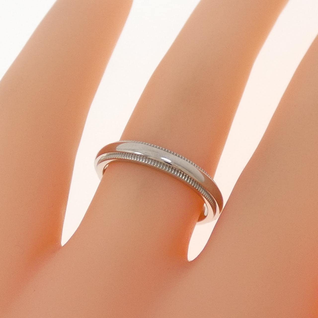 ティファニー ミルグレイン リング