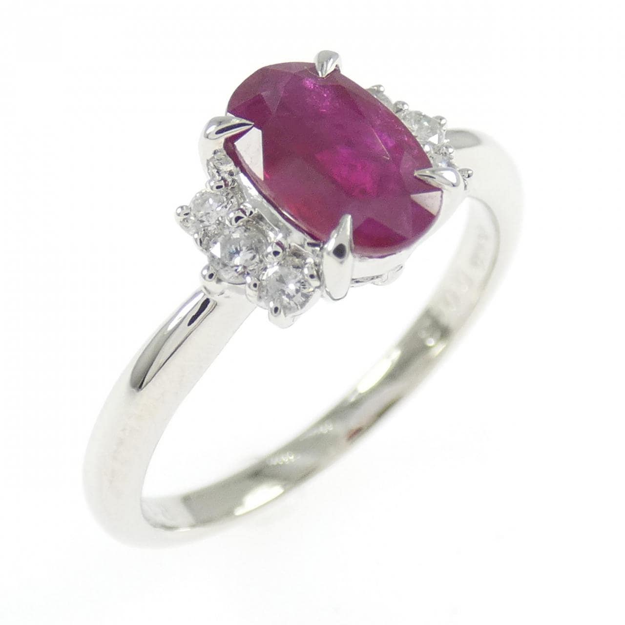 PT900 ルビー リング 1.12CT