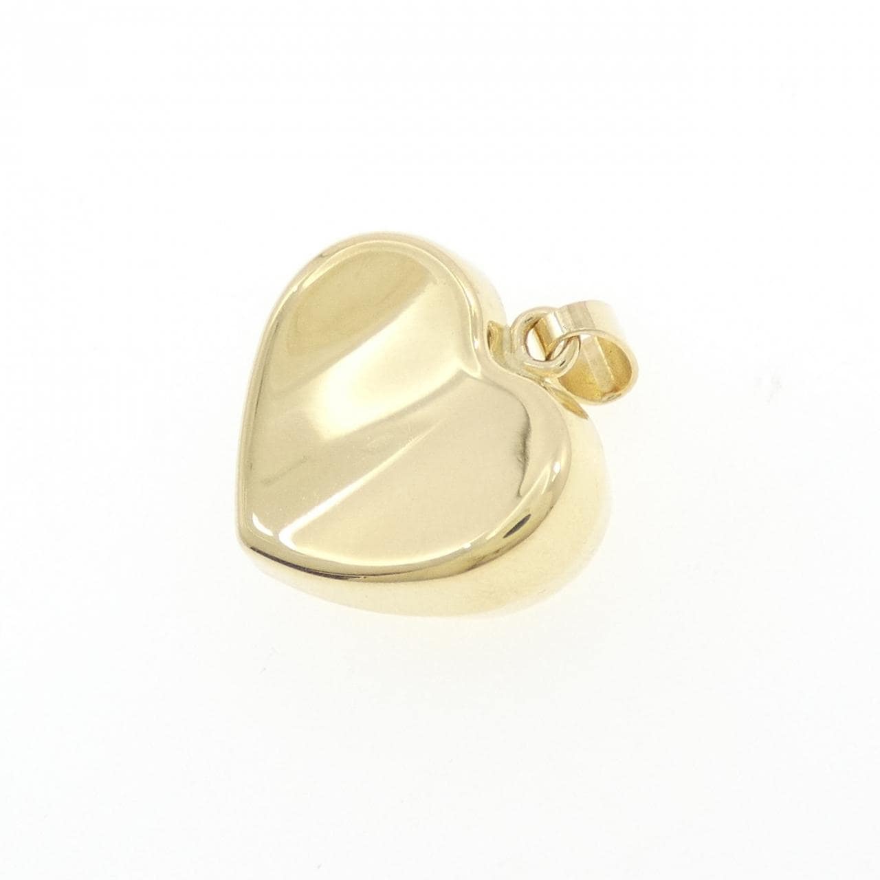 750YG ハート ダイヤモンド ペンダント 0.02CT