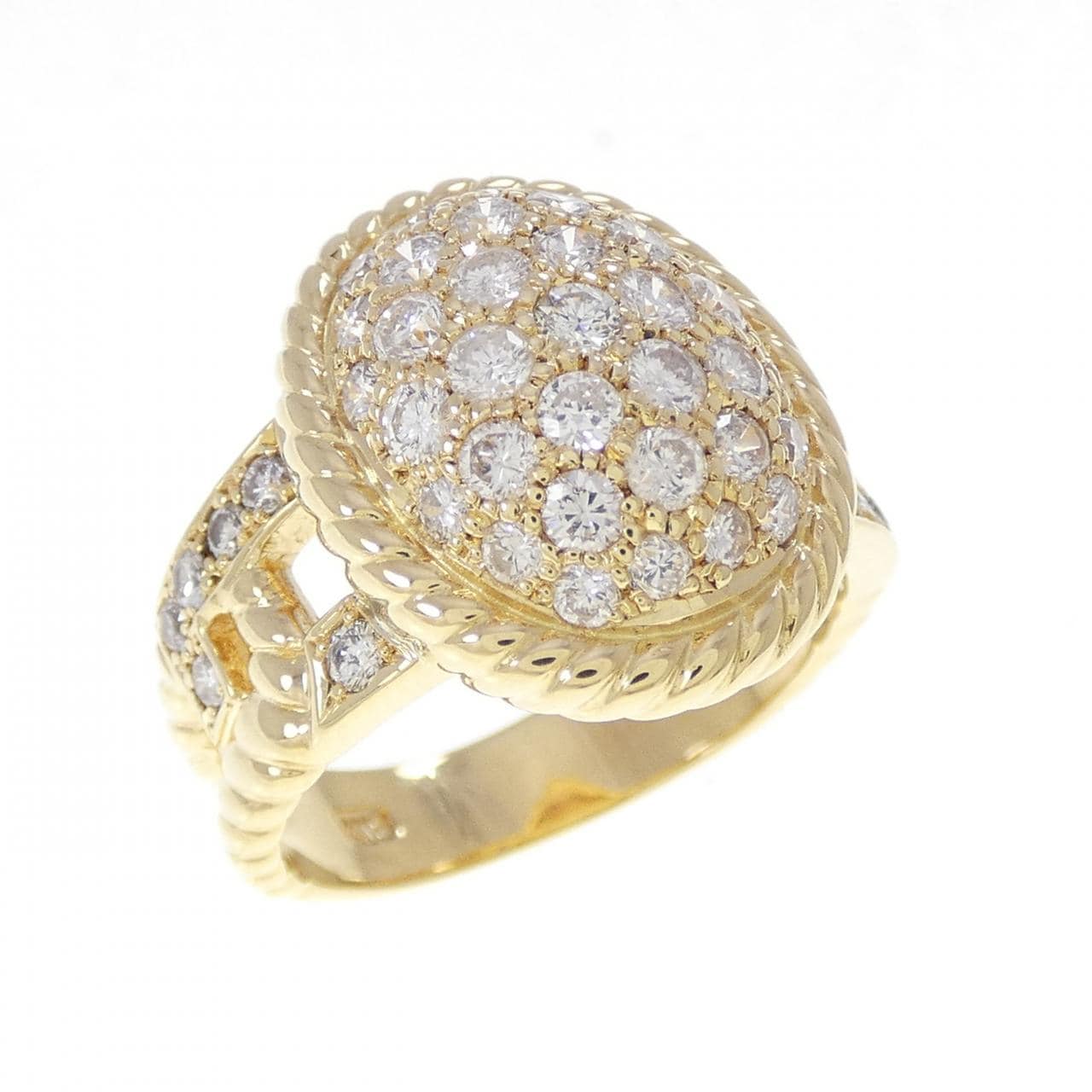 K18YG ダイヤモンド リング 1.10CT