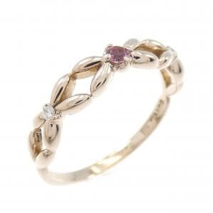 K18PG トルマリン リング