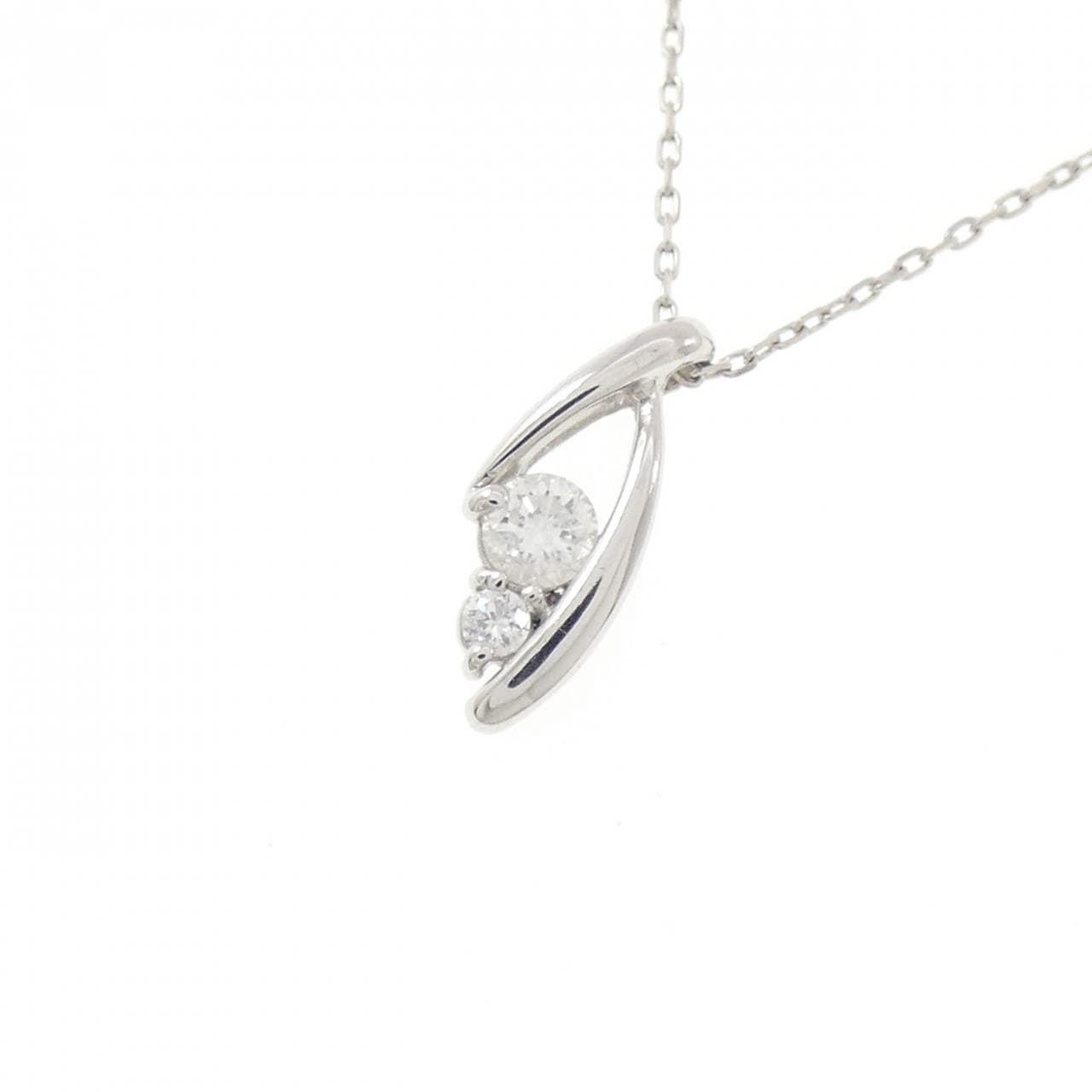 PT900/PT850 ダイヤモンド ネックレス 0.10CT