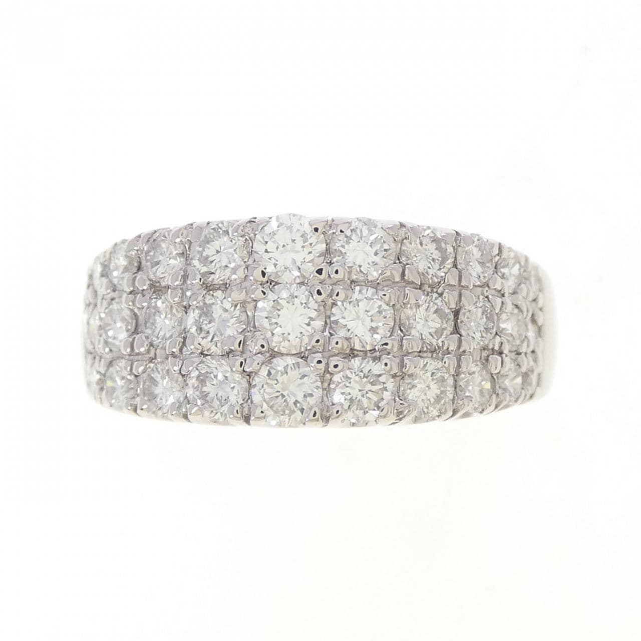 PT900 パヴェ ダイヤモンド リング 1.50CT