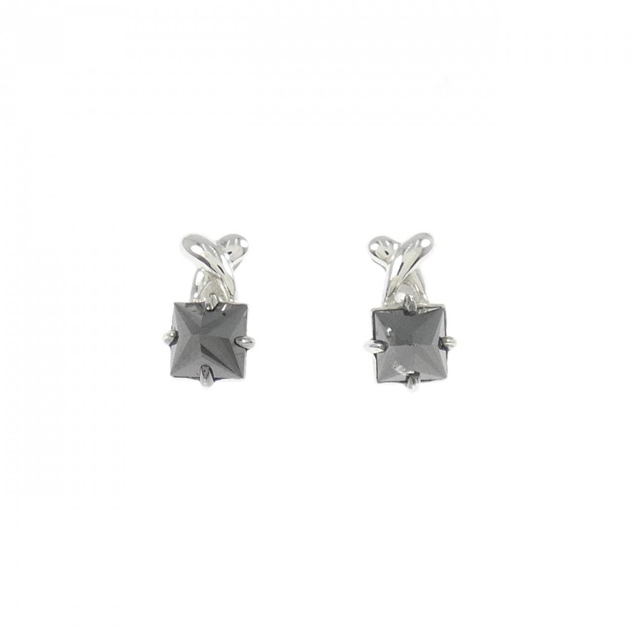 K18WG ダイヤモンド ピアス 0.656CT