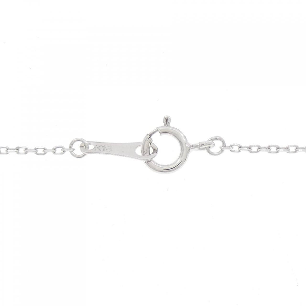 K18WG ダイヤモンド ネックレス 0.27CT