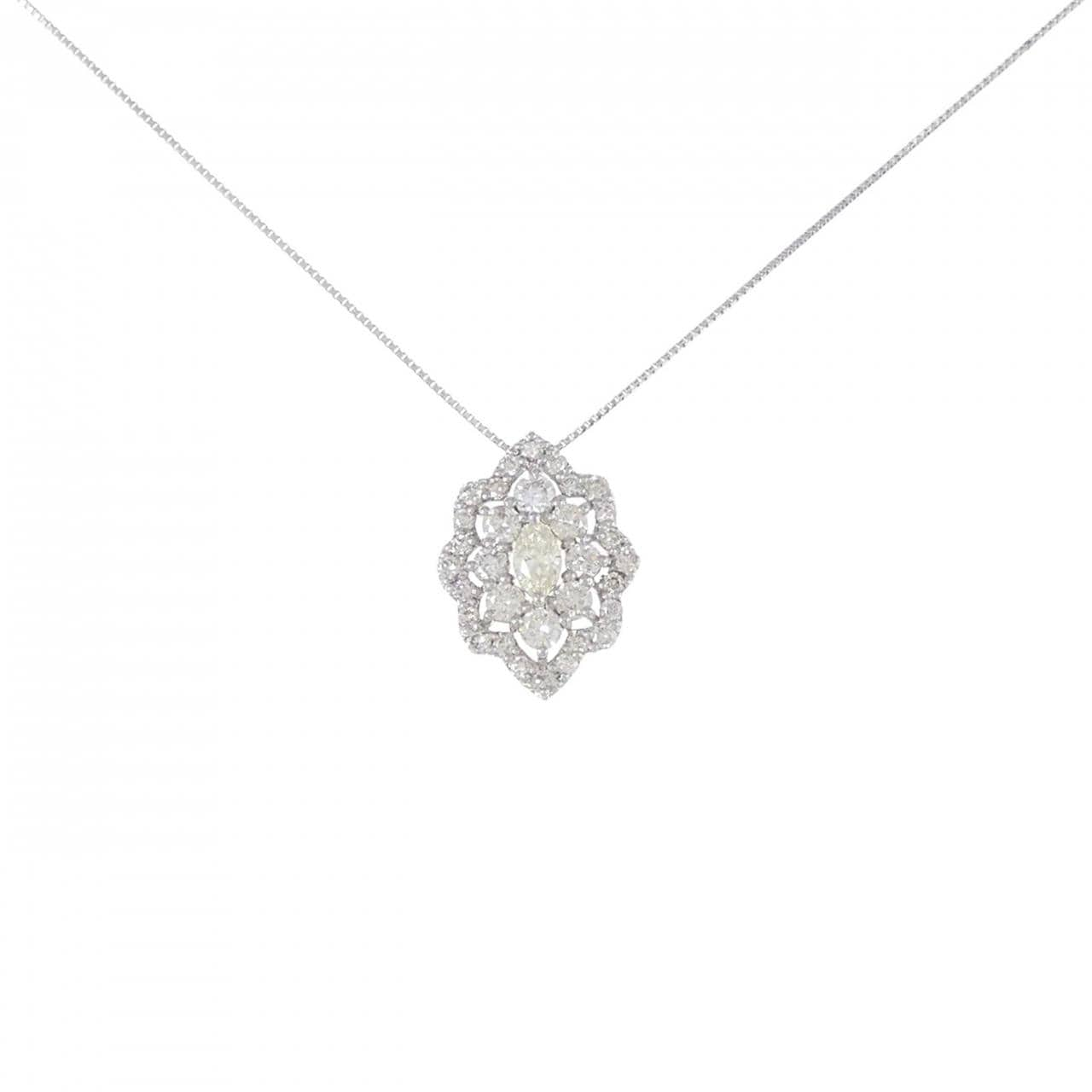 【新品】PT ダイヤモンド ネックレス 1.00CT