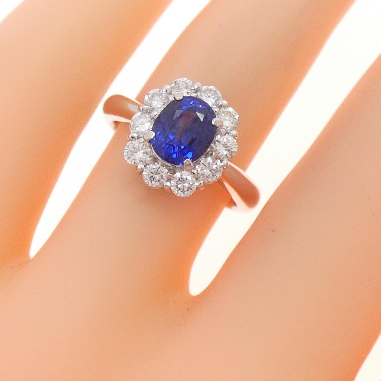 PT900 サファイヤ リング 1.30CT