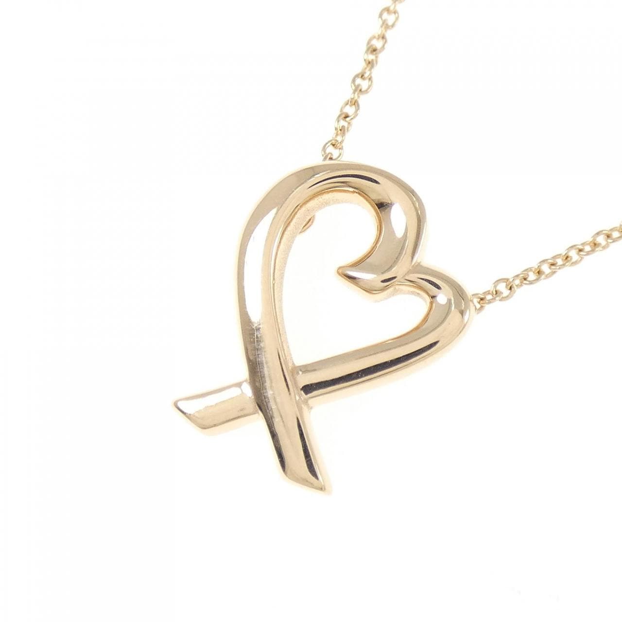 ティファニー ラビングハート ネックレス