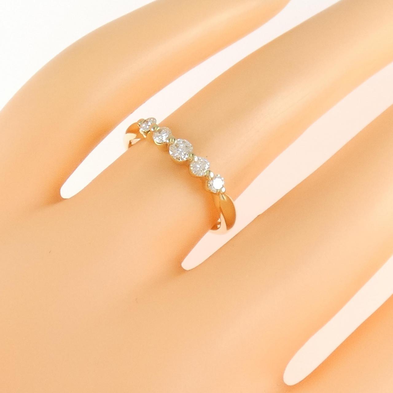 K18YG ダイヤモンド リング 0.30CT