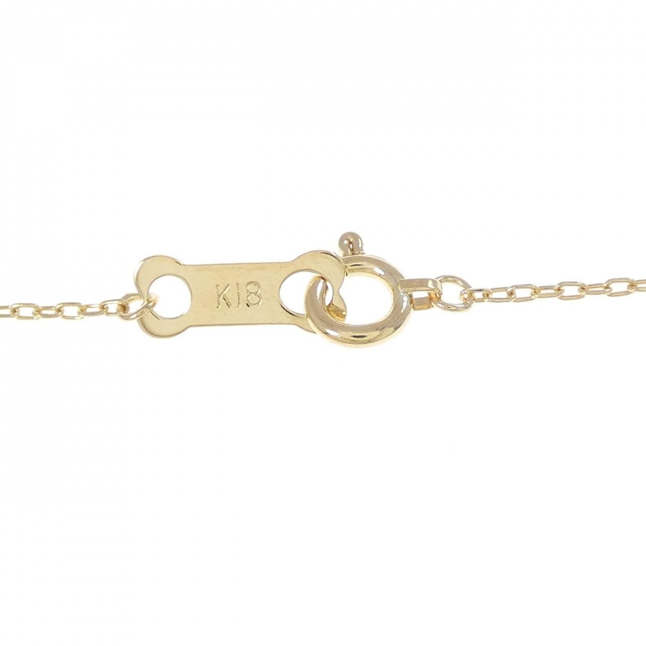 K18YG ダイヤモンド ネックレス 0.07CT