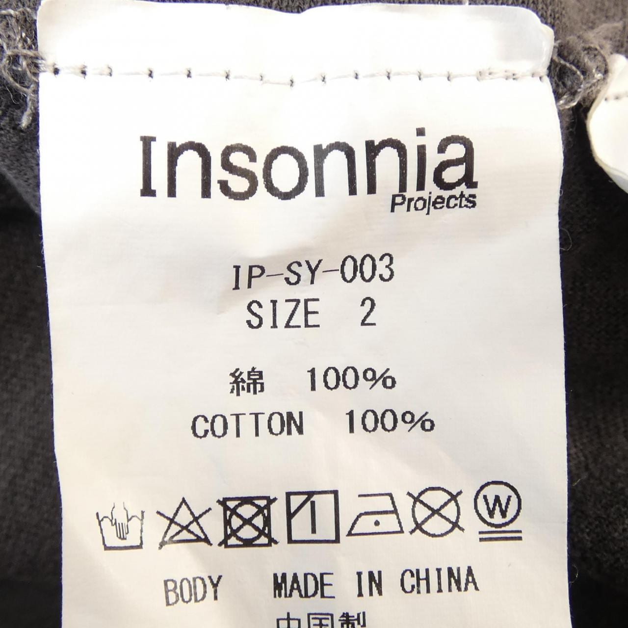インソニア Insonnia Tシャツ