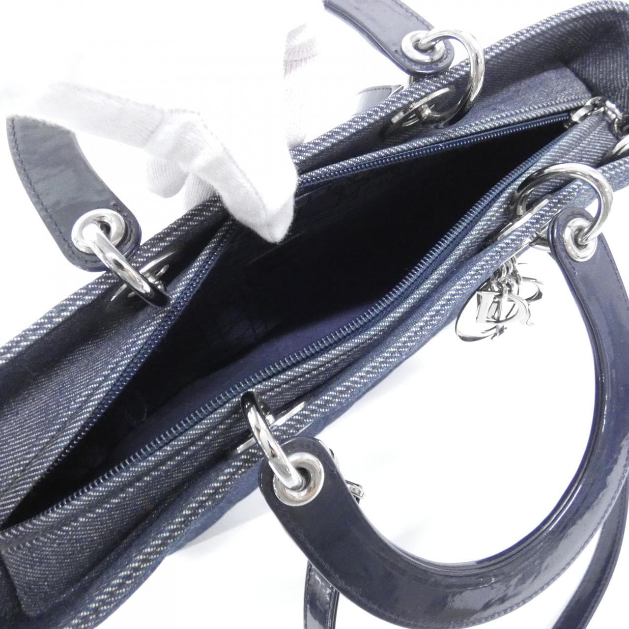 【ヴィンテージ】クリスチャンディオール レディ ディオール ラージ バッグ