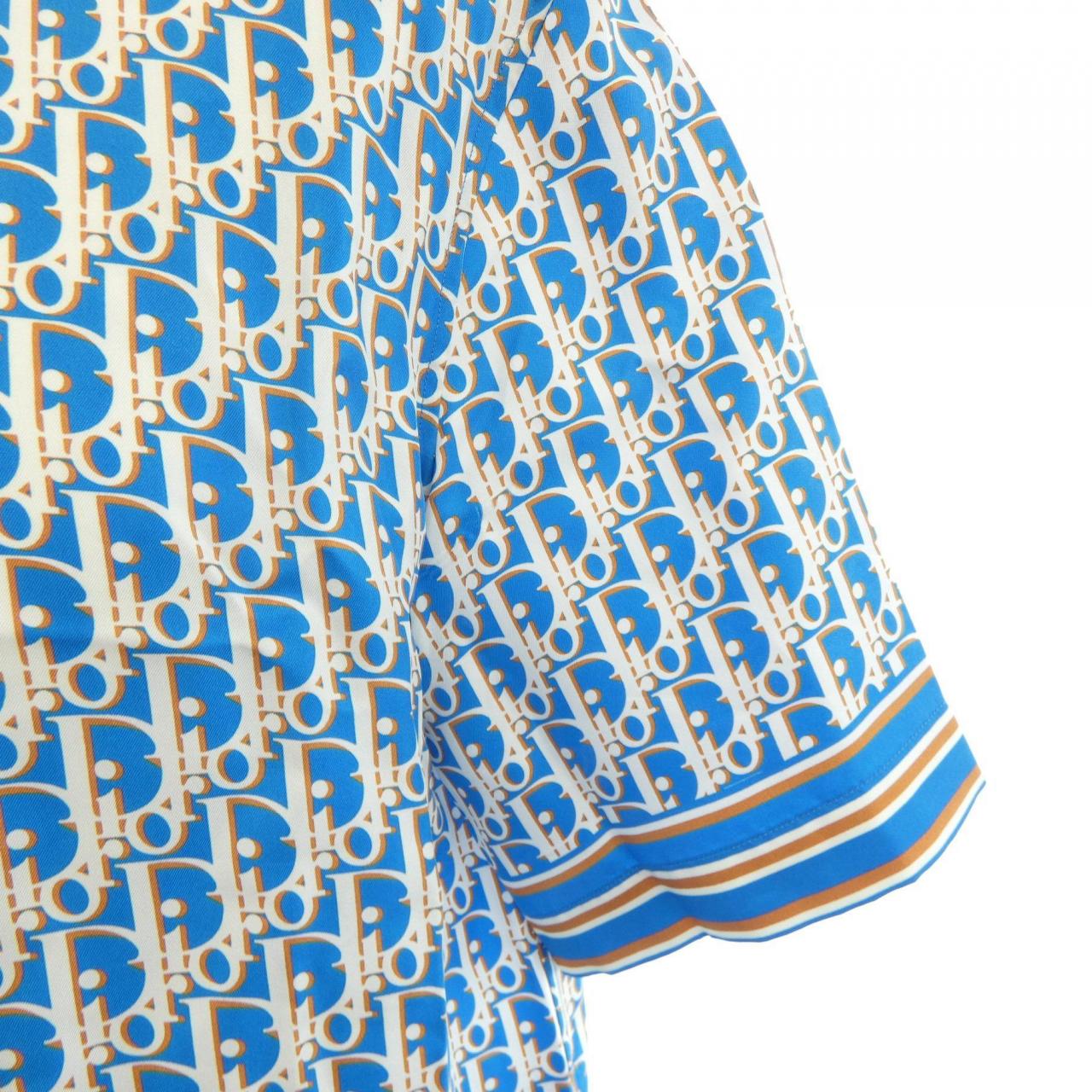 ディオール DIOR ディオールオブリークオーガニックシルクツイル　OBLIQUE 193C545A4751 S／Sシャツ