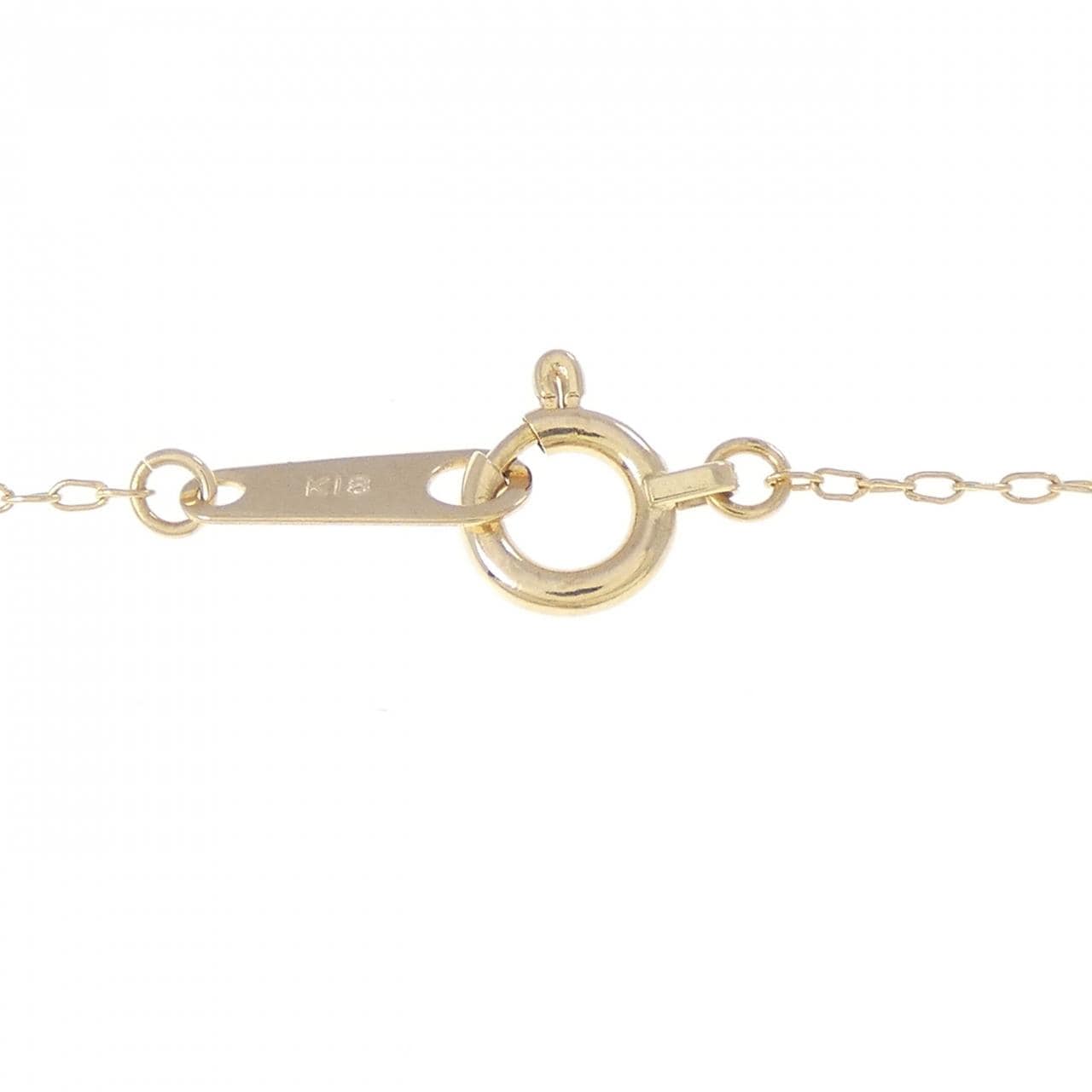 K18YG ダイヤモンド ネックレス 0.11CT