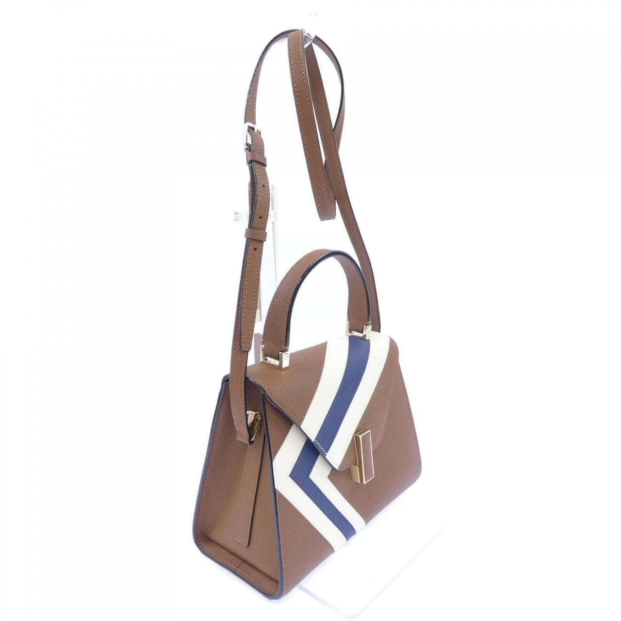 ヴァレクストラ VALEXTRA イジィデ ISIDE INTARSIA V-STRIPES WBES0036304IOC99 BAG