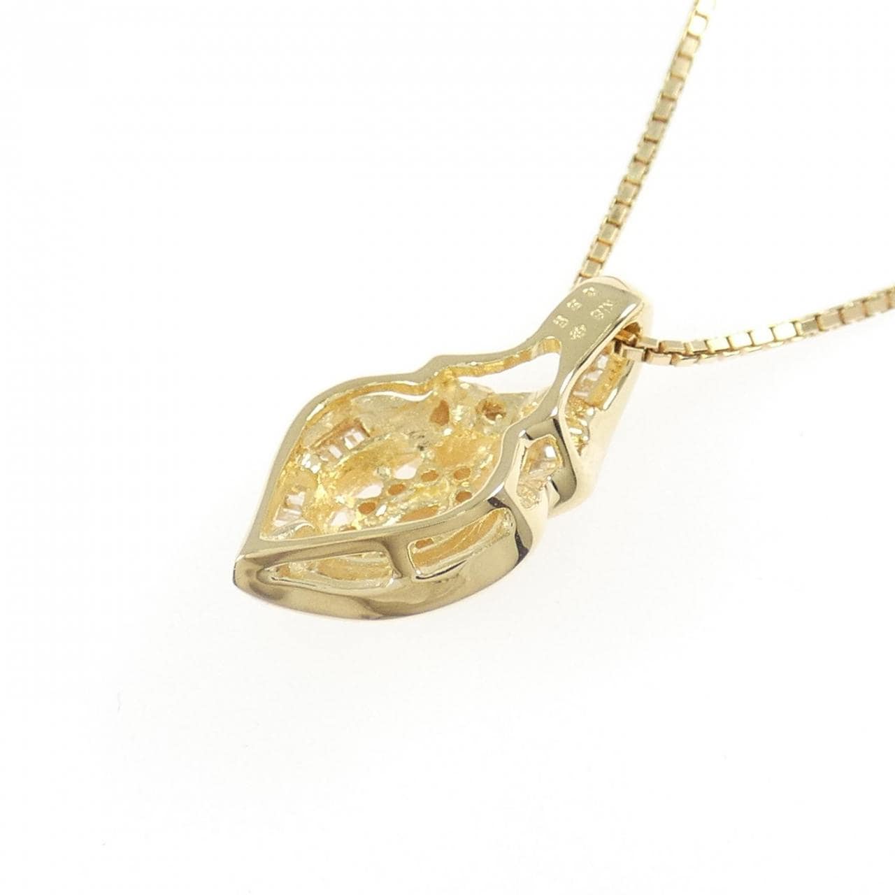 K18YG ダイヤモンド ネックレス 0.50CT