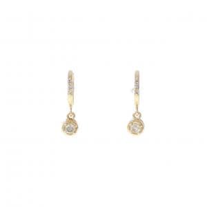 K18YG ダイヤモンド イヤリング 0.15CT