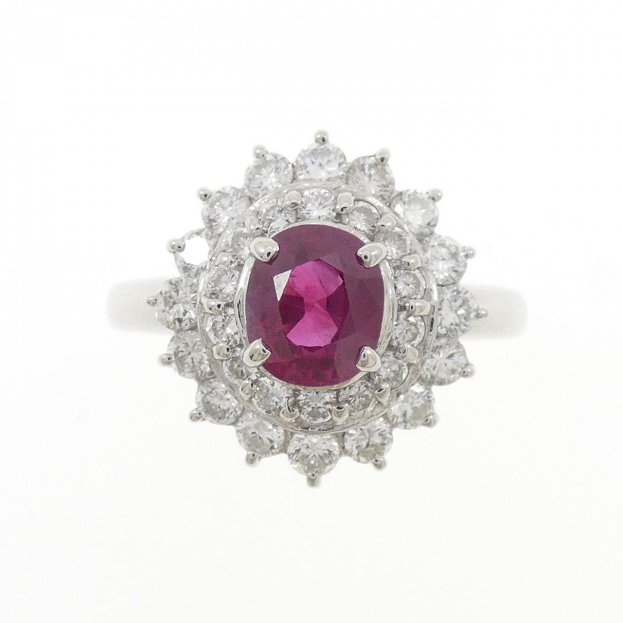 PT900 ルビー リング 1.18CT