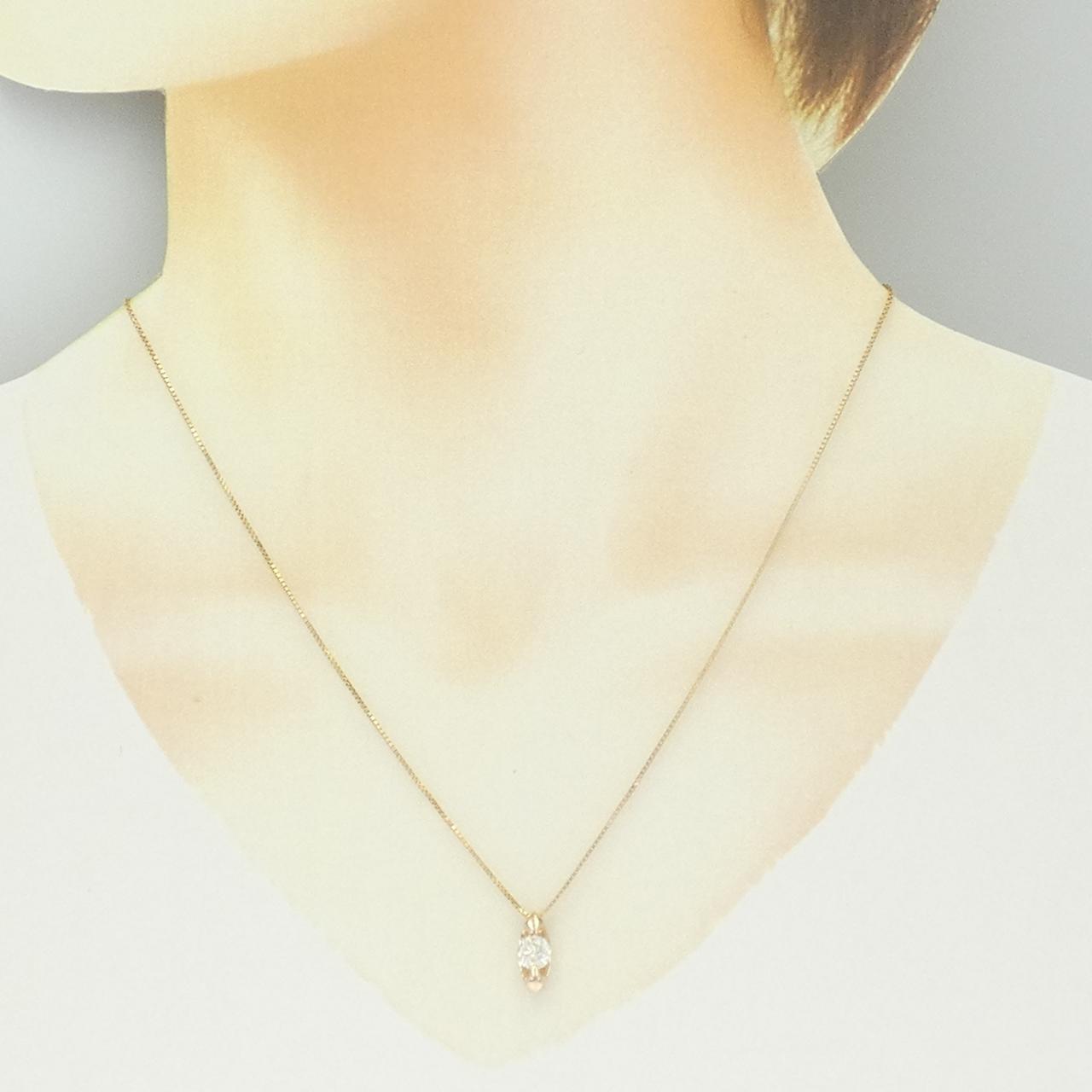 K18PG ダイヤモンド ネックレス 0.55CT