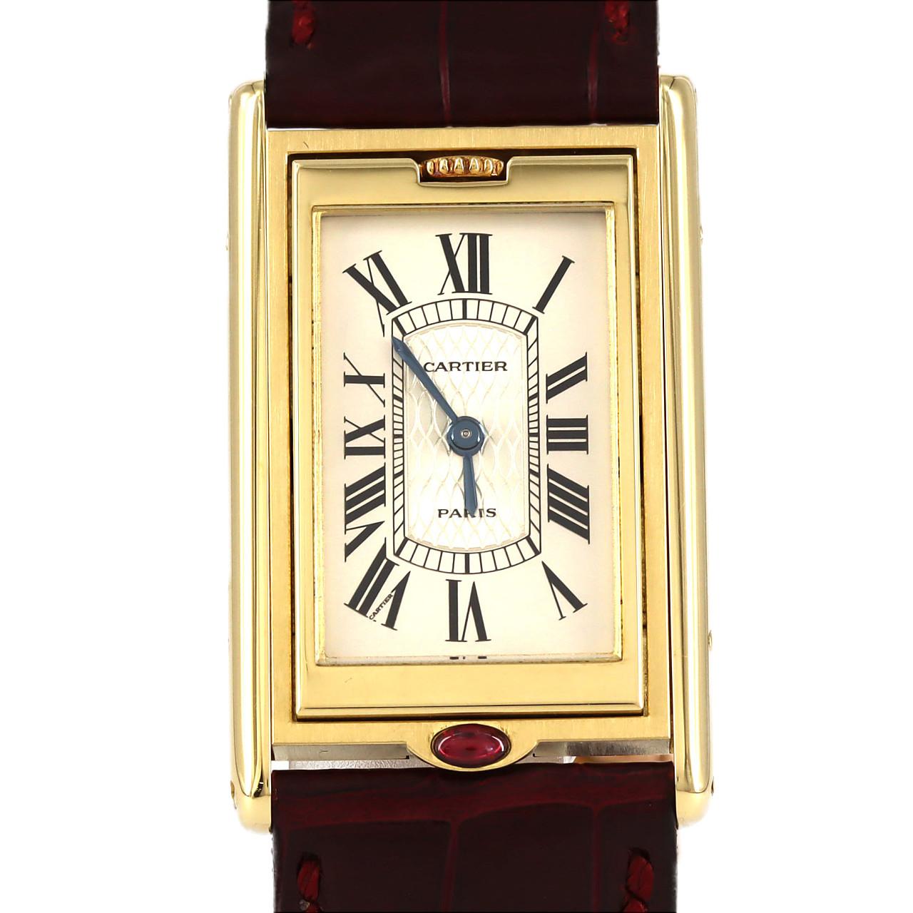 Cartier Tank Basculant YG 150th LIMITED W1523556 YG Manual Winding