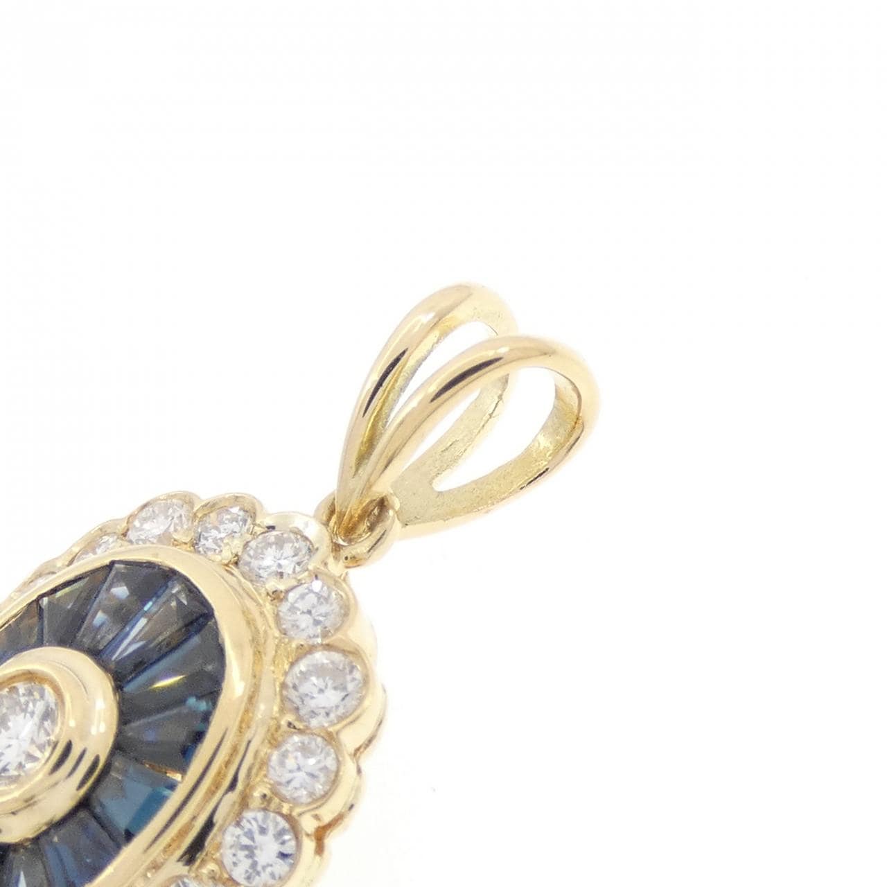ポンテヴェキオ サファイヤ ペンダント 0.77CT