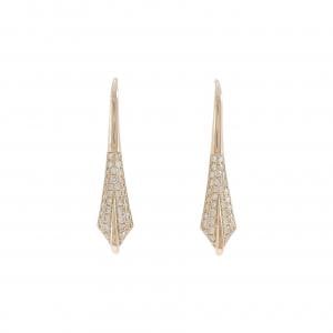 K18PG ダイヤモンド ピアス 0.52CT