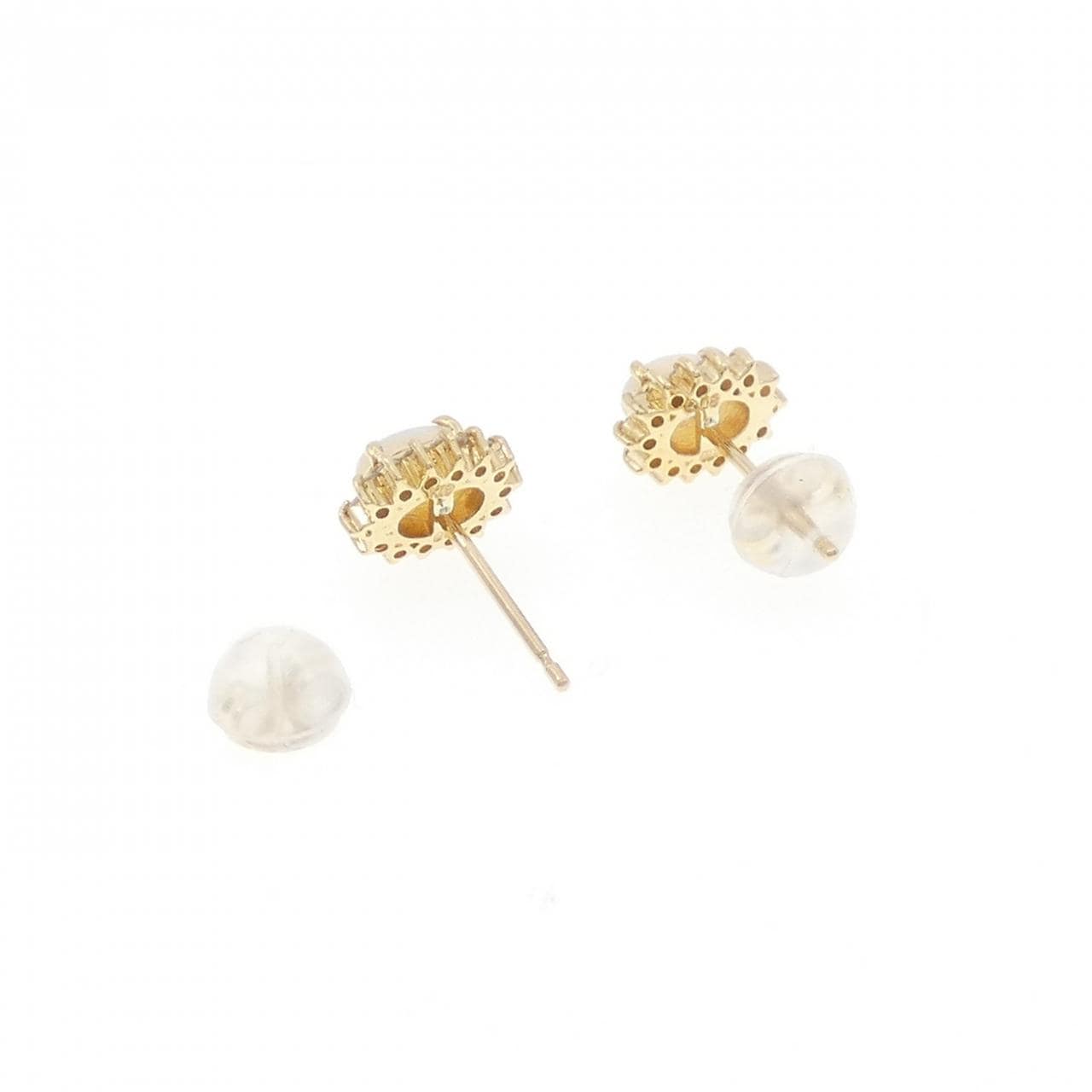 K18YG OPAL earrings
