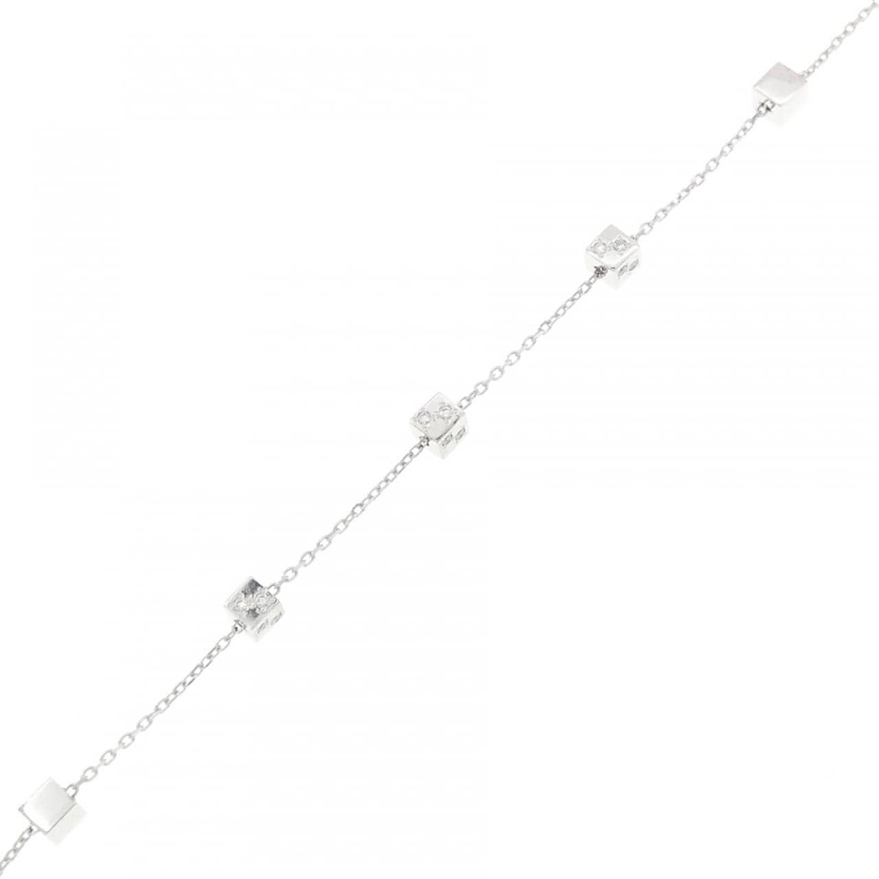 K18WG ダイヤモンド ブレスレット 0.24CT