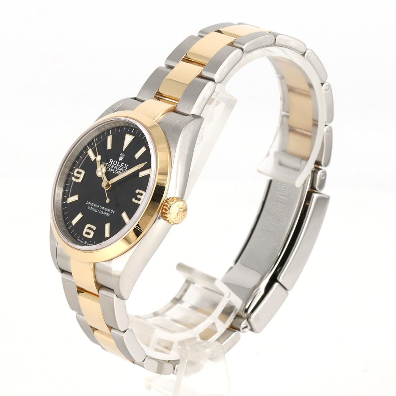 ロレックス エクスプローラーI 124273 SSxYG 自動巻 ランダム番