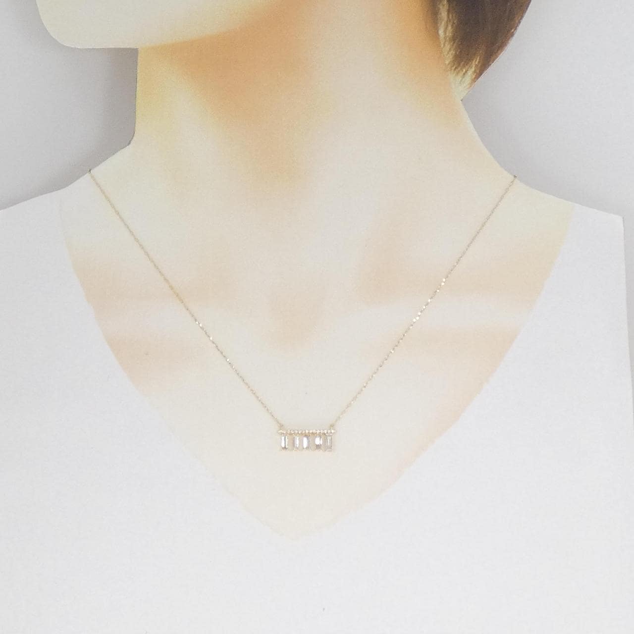 【新品】K18YG ダイヤモンド ネックレス 0.57CT