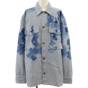 ルイヴィトン LOUIS VUITTON ストライプモノグラムワークウェア HLS05WBX7 デニムジャケット