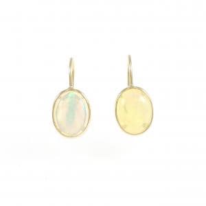 K18YG オパール ピアス 1.20CT