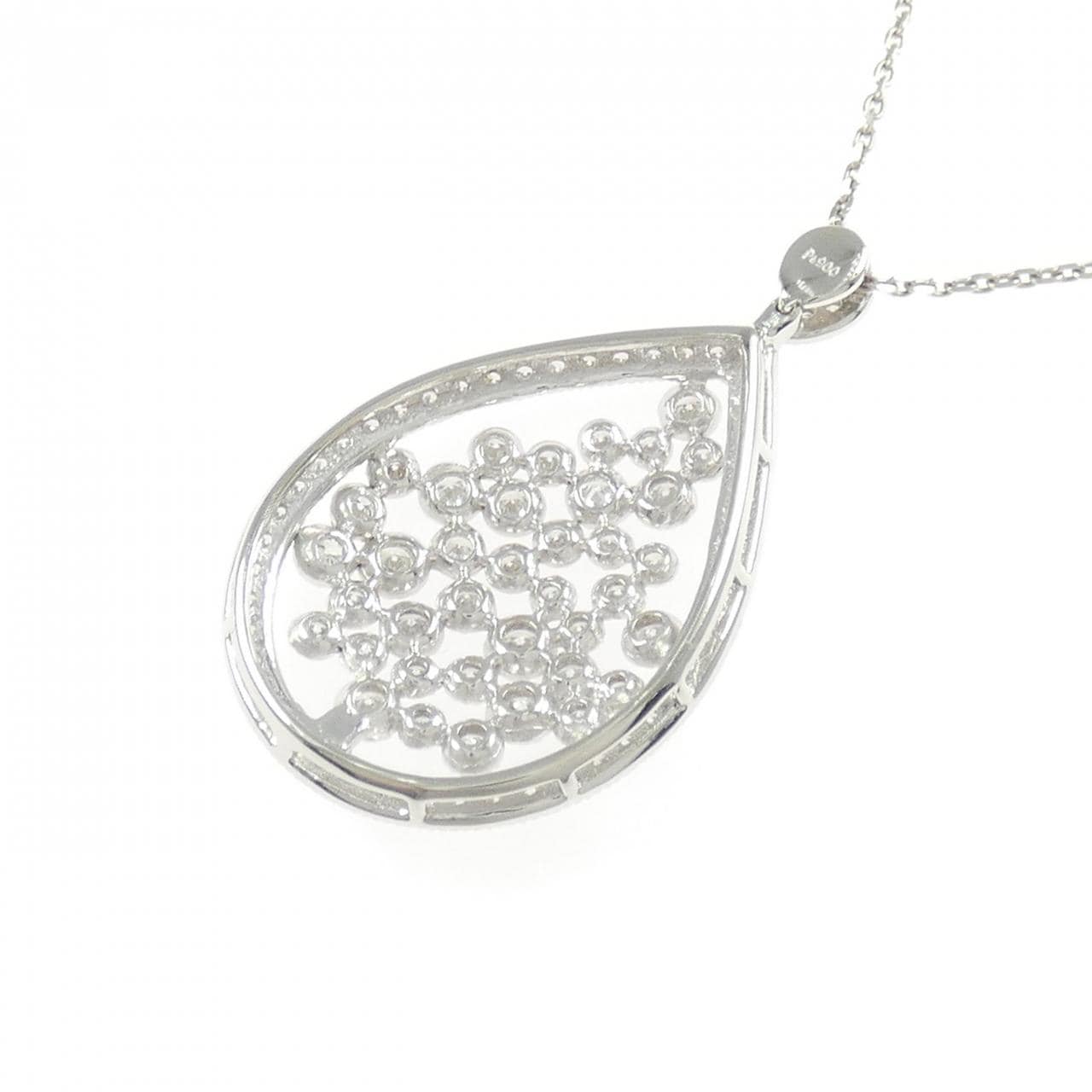 PT900/PT850 ダイヤモンド ネックレス 1.00CT