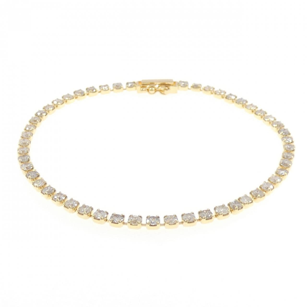 K18YG ダイヤモンド ブレスレット 3.00CT
