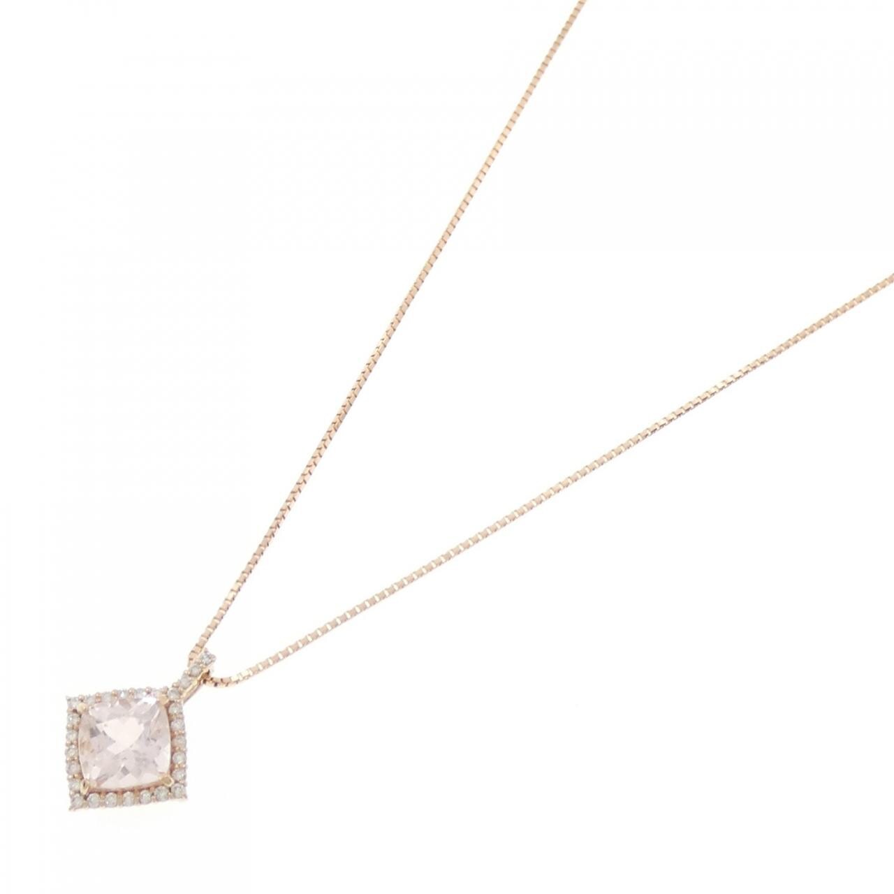 K18PG ベリル ネックレス 1.11CT