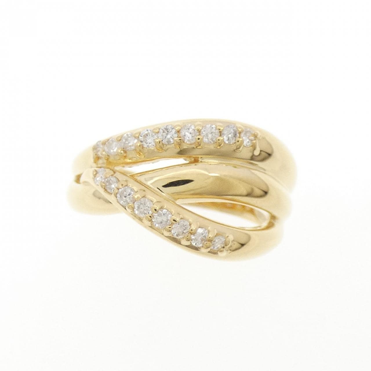 K18YG ダイヤモンド リング 0.20CT