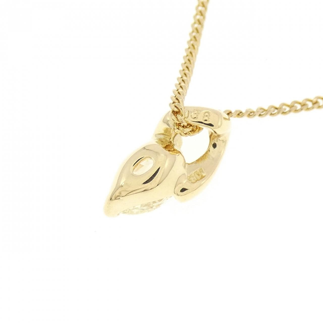 K18YG ダイヤモンド ネックレス 0.38CT