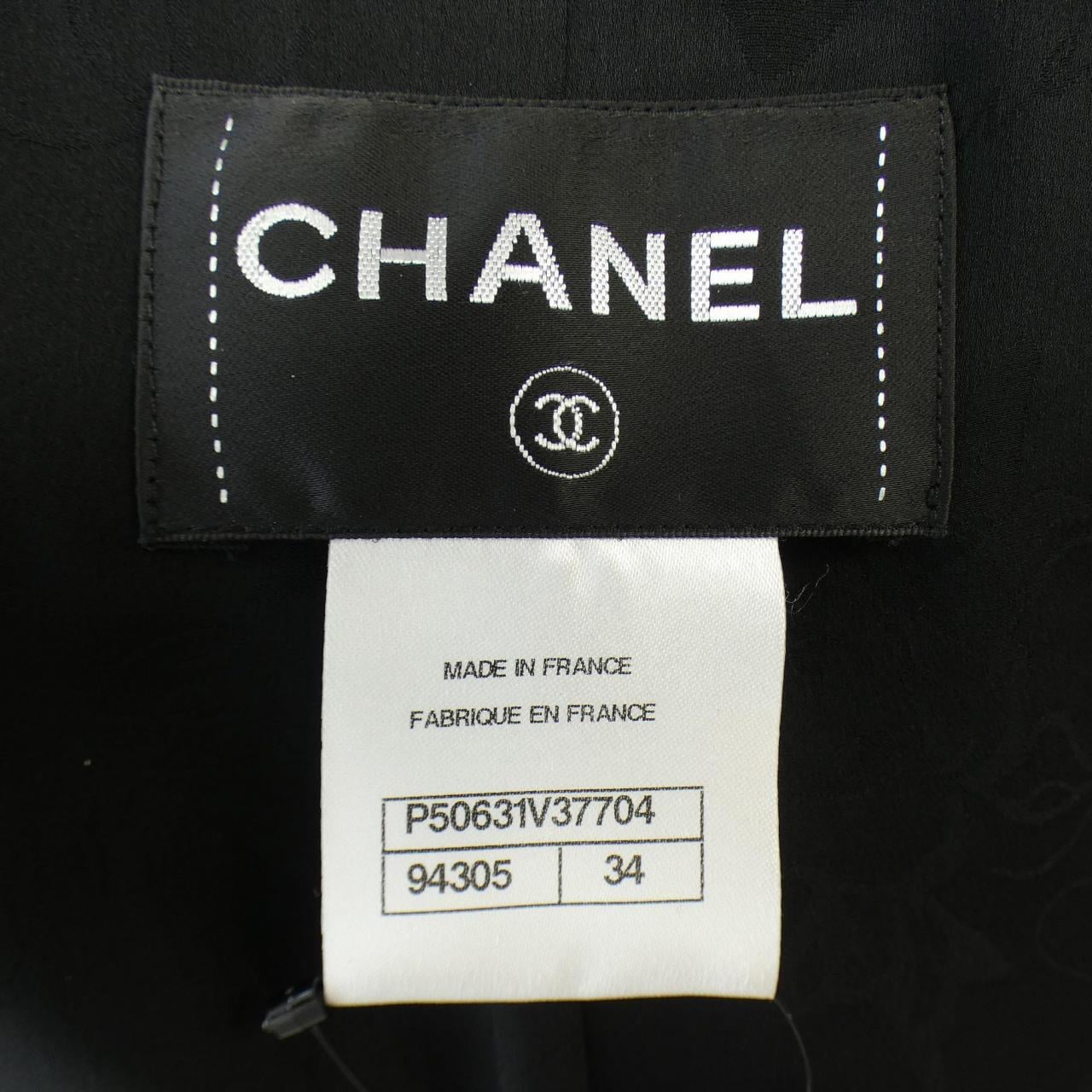 シャネル CHANEL ノーカラージャケット