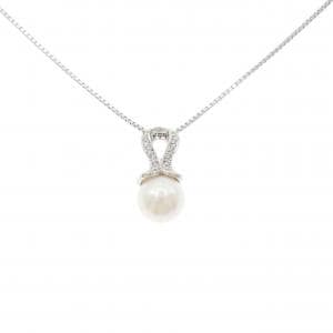 K18WG アコヤパール ネックレス 9.0mm