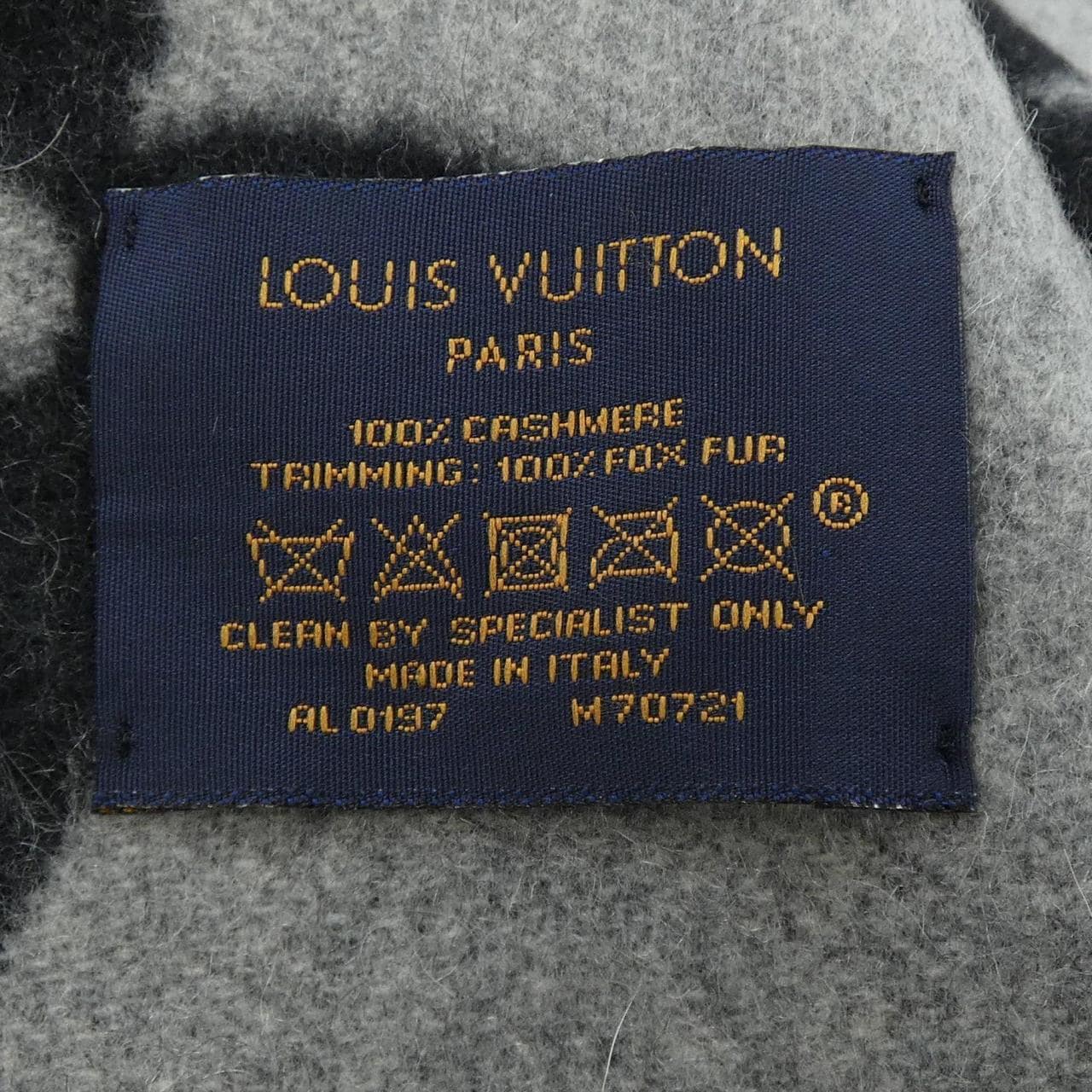 LOUIS VUITTON Echarpe Reykjavik 毛 M70721 圍巾