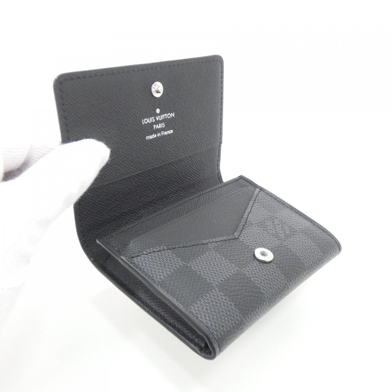 ルイヴィトン ダミエ グラフィット アンヴェロップ カルト ドゥ ヴィジット N63338 カードケース
