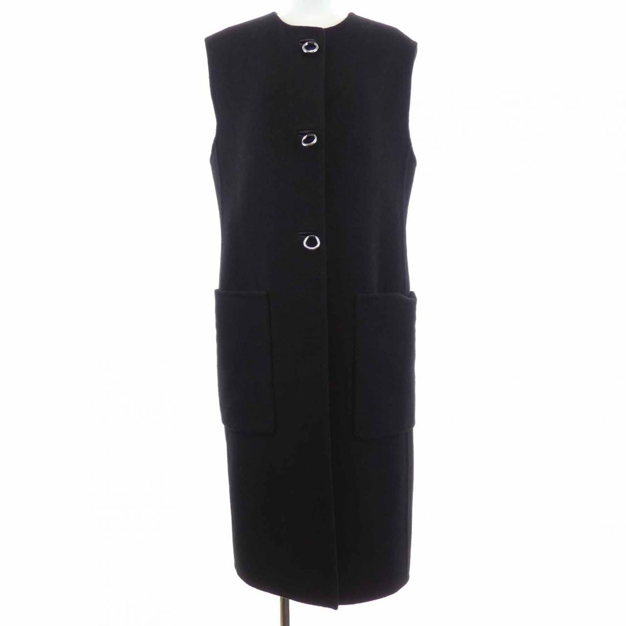 エルメス HERMES ダブルフェイス ロングジレ 3E0223DB ロングベスト