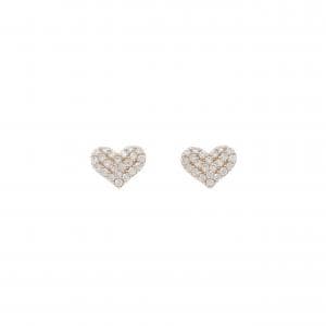 ポンテヴェキオ ハート ピアス 0.26CT