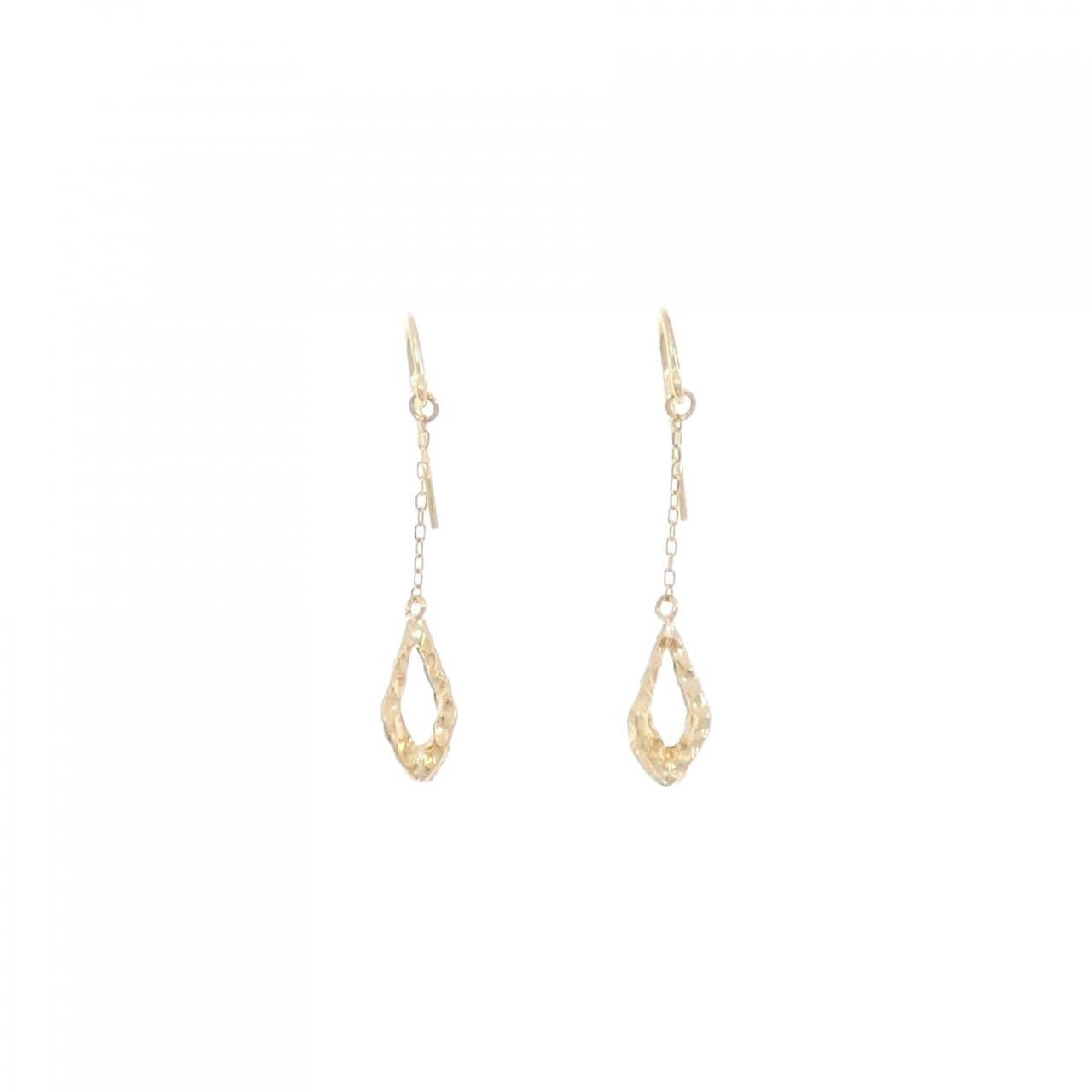 K18YG earrings