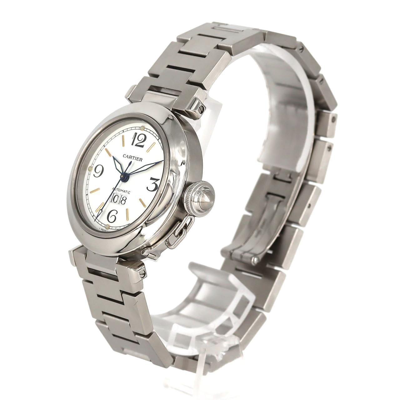 カルティエ パシャC グランデデイト W31044M7 SS 自動巻