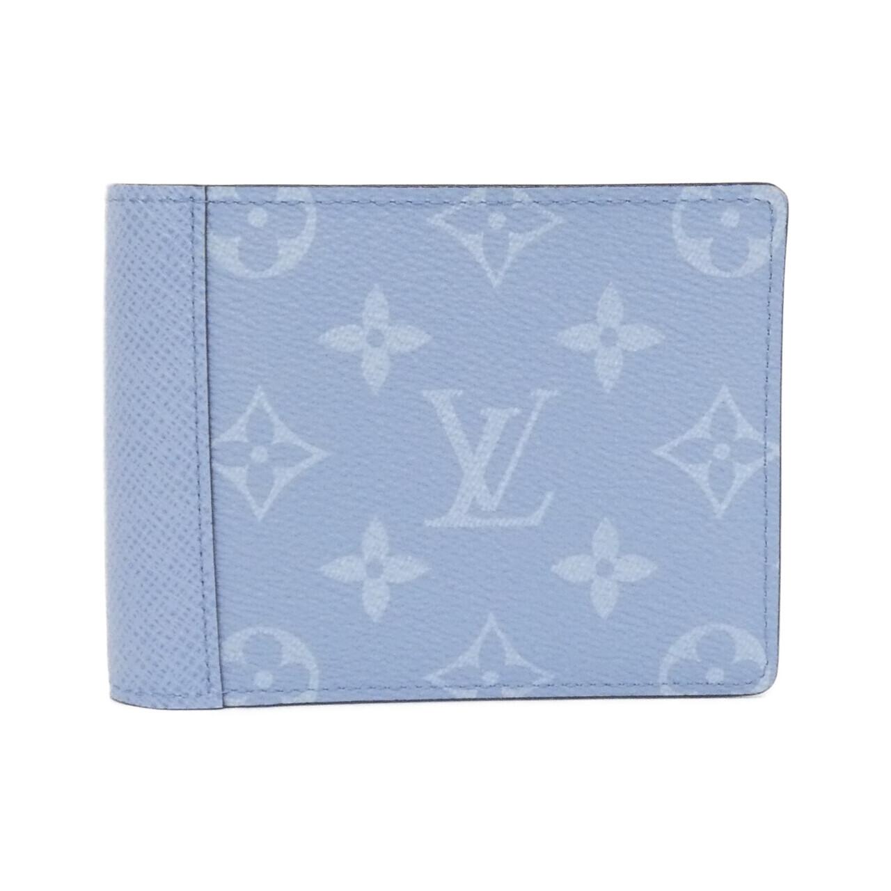 LOUIS VUITTON Taiga Llama Portefeuille Multiple M14111 Billfold