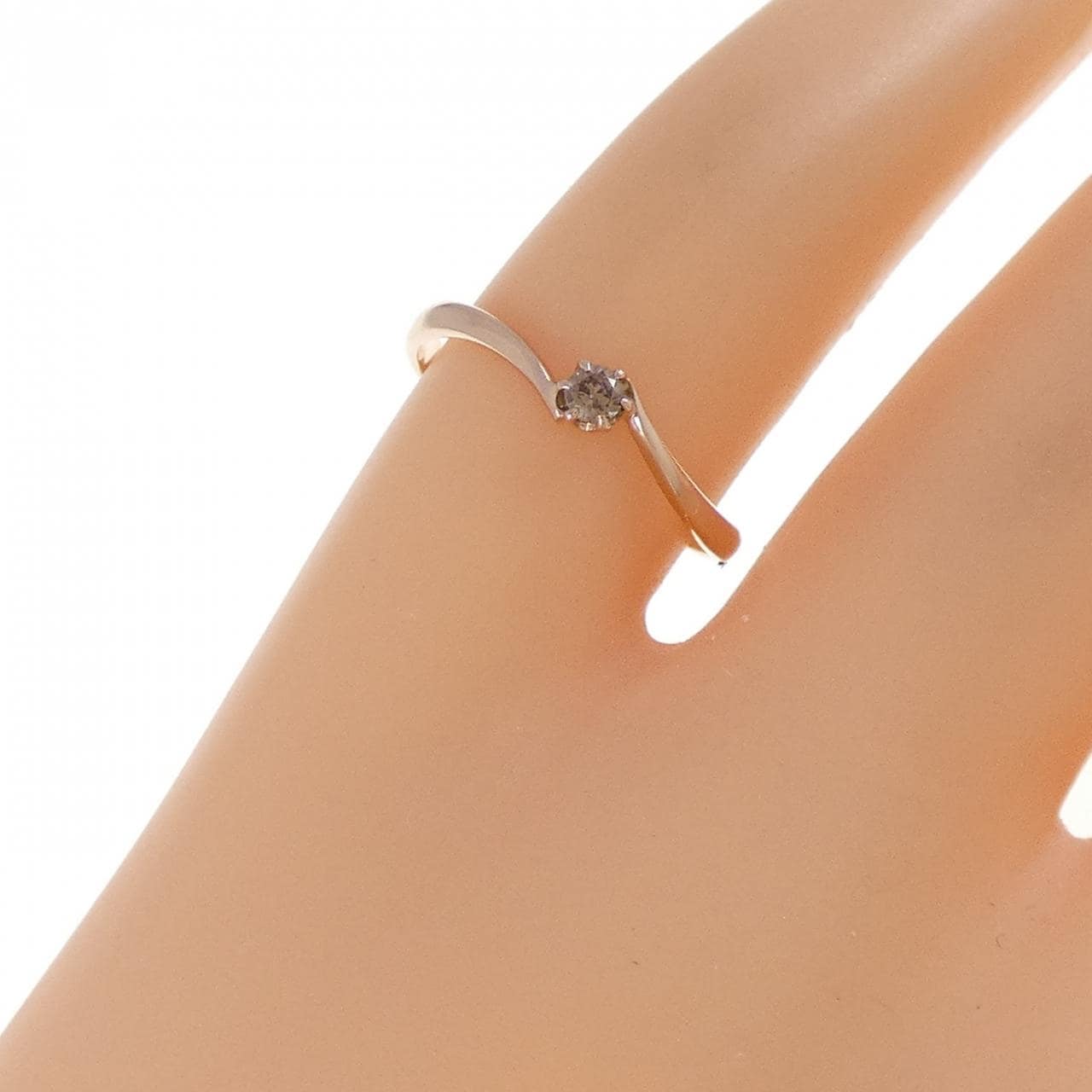 K10PG ダイヤモンド リング 0.05CT